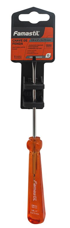 CHAVE FENDA SIMPLES 1/8”X3” CR VAN