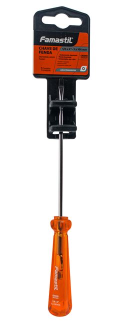 CHAVE FENDA SIMPLES 1/8”X4” CR VAN