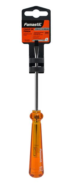 CHAVE FENDA SIMPLES 3/16”X4” CR VAN