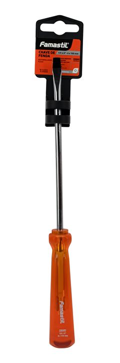 CHAVE FENDA SIMPLES 1/4”X6” CR VAN