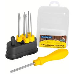 JOGO CHAVE FENDA/PHILIPIS 6PC