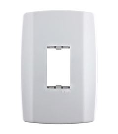PLACA SLIM 4X2 1 MODULO VERT C/SUPORT BR