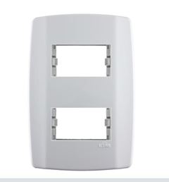 PLACA SLIM 4X2 2 MOD SEPAR HOR C/SUPORT