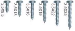PARAF A/A C/P ZINC 3,5X13MM PHS (500X1)