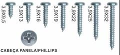 PARAF A/A C/P ZINC 3,9X22MM PHS (500X1)