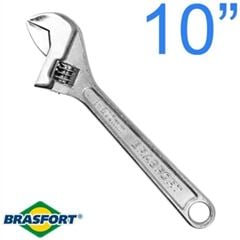 CHAVE AJUSTAVEL/INGLESA 10” CROMADA