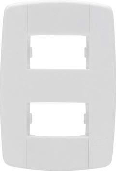 PLACA LEV 4X2 2 MODULO SEPARADO BR