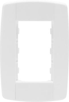 PLACA LEV 4X2 3 MODULO BR
