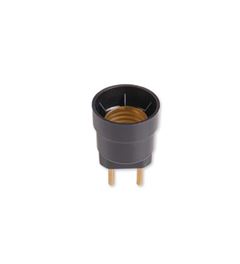 SOQUETE C/PINO MACHO 2P 220V 150W PT