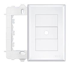 PLACA EVIDENCE 4X2 SAIDA FIO F10MM BR