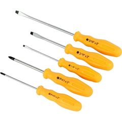 JOGO CHAVE FENDA/PHILLIPS 5PC