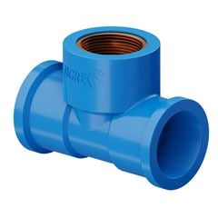 TEE L/R 25MMX3/4” C/BUCHA LATAO