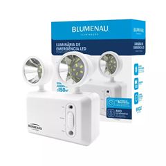 LUMINARIA EMER LED 600 LUMENS 2 FAROIS 