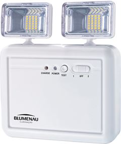 LUMINARIA EMER LED 1200 LUMENS 2 FAROIS 