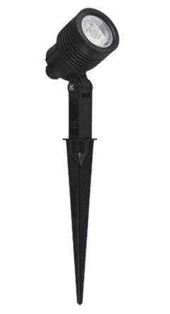 SPOT LED ESPETO JARDIM 6W PT LUZ AM