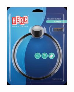 TOALHEIRO ABS LAVELLO PRETO/CROM