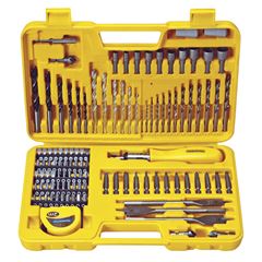 JOGO BROCAS E PONTEIRAS MALETA 110PC