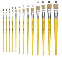 PINCEL P/LETRAS 18 R-815 PELO PORCO 06PC