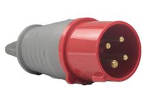 PLUG INDUSTRIAL 3P+T 32A 380V IP44