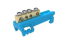 BARRAMENTO NEUTRO 4 FURO TRILHO DIN AZ