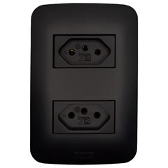 CJ CANOA BLACK 2 TOM 2P+T 10A/250V
