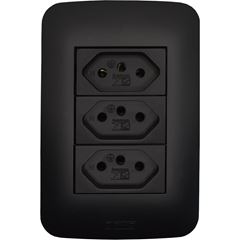 CJ CANOA BLACK 3 TOM 2P+T 10A/250V