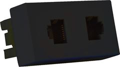 MOD CANOA/JERI BLACK 2 RJ11