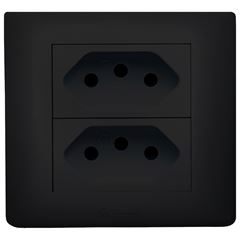 CANALETA PVC JERI BLAC CJ 2 TOM 2P+T 10A