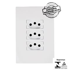 CJ I9 3TOM 10A/250V MONOBLOCO BR