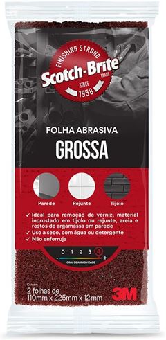 LIXA SCOTCH-BRITE GROSSA 110X225 2PC
