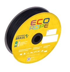 CORDA ECO ROPE 03MM PRETA C/400M BOB