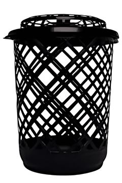 CESTO ECO TELADO RED C/TAMPA 30LT PT