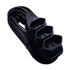 EXTENSAO TRI 2P+T CB PP 3X0,75MM 3,0M PT