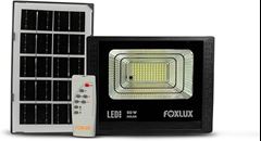REFLETOR LED SOLAR 50W PRETO LUZ BR