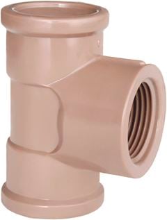 TEE L/R  25MMX1/2”