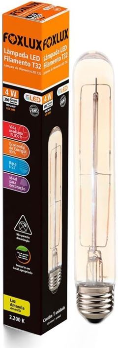 LAMP FILAMENTO E27 (T32 TUBO) 4W BIV