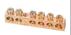 BARRAMENTO NEUTRO/TERRA QD DIST 6 FUROS
