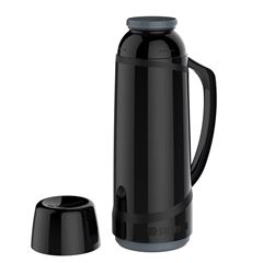 GARRAFA TERMICA CRISTAL 1L  PRETA