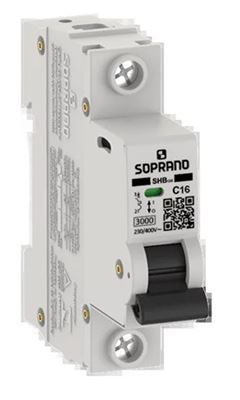 DISJUNTOR DIN  UNIP 16A SHB1-GIII BR