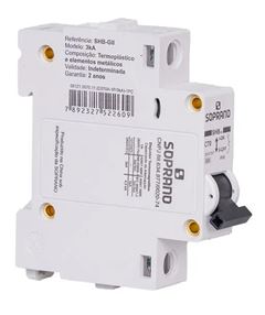 DISJUNTOR DIN  UNIP 70A SHB1-GII 3KA BR