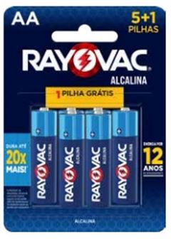 PILHA ALCALINA PEQ AA 1,5V L6P5 AZ