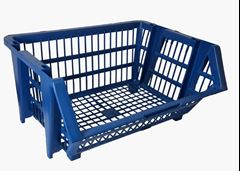 CESTO EXPOSITOR PLAST AZUL 250X590X400