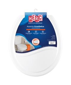 ASSENTO PVC OVAL ECONOMICO BRANCO