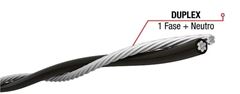 CABO MULT  DUPLEX 16MM 1/KV PT/NU 100M