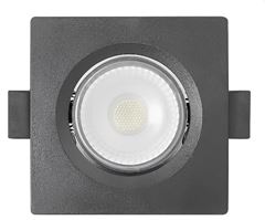 SPOT LED 7W EMB QUAD BIV PT  LUZ BR