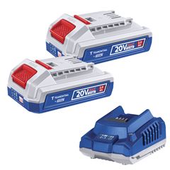 KIT 2 BAT 20V 2,0A C/ CARREGADOR 2,0A