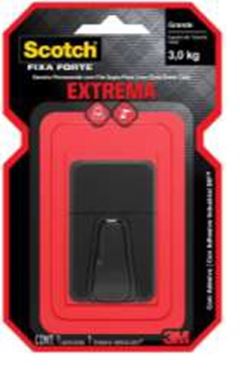 GANCHO PLASTICO ADESIVO SCOTCH G 1PC PT