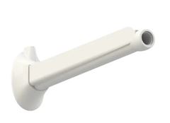 BRACO P/CHUVEIRO 30CM PVC BRANCO