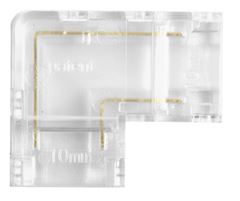 KIT 10 CONECTOR L FITA LED 10MM