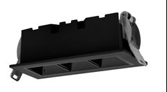 SPOT LED IRIS   6W EMB QUAD BIV PT